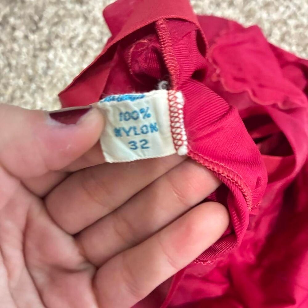 Kayser Women's Red and Pink Dress - Picture 5 of 5